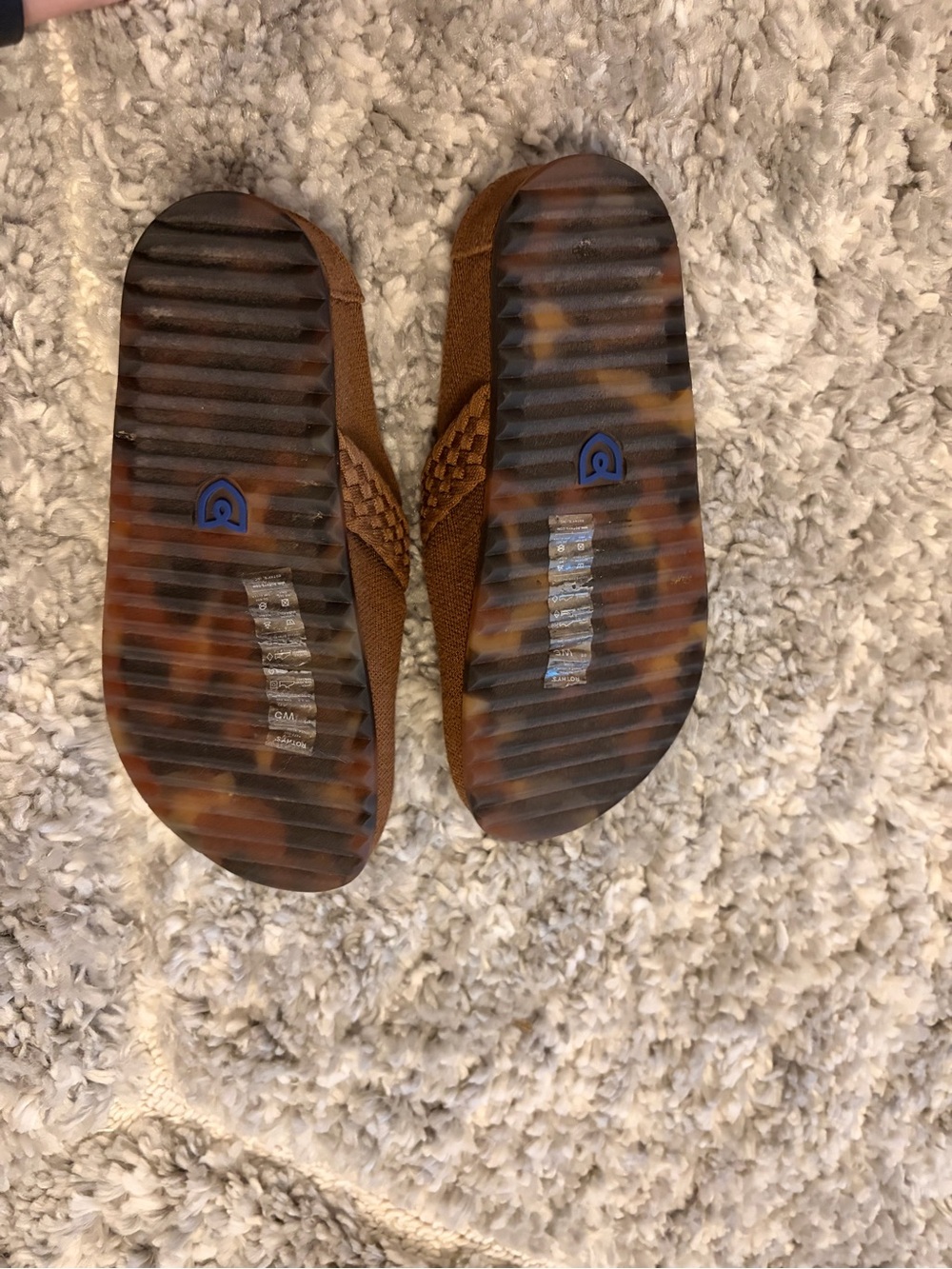 Rothy's Braided Slip-On Mule in Acorn - Picture 7 of 8